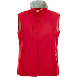 CLIQUE Basic Softshellweste Damen 35 - rot XS