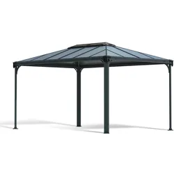 Canopia Martinique Aluminium-Pavillon 3X4,3 m Grau