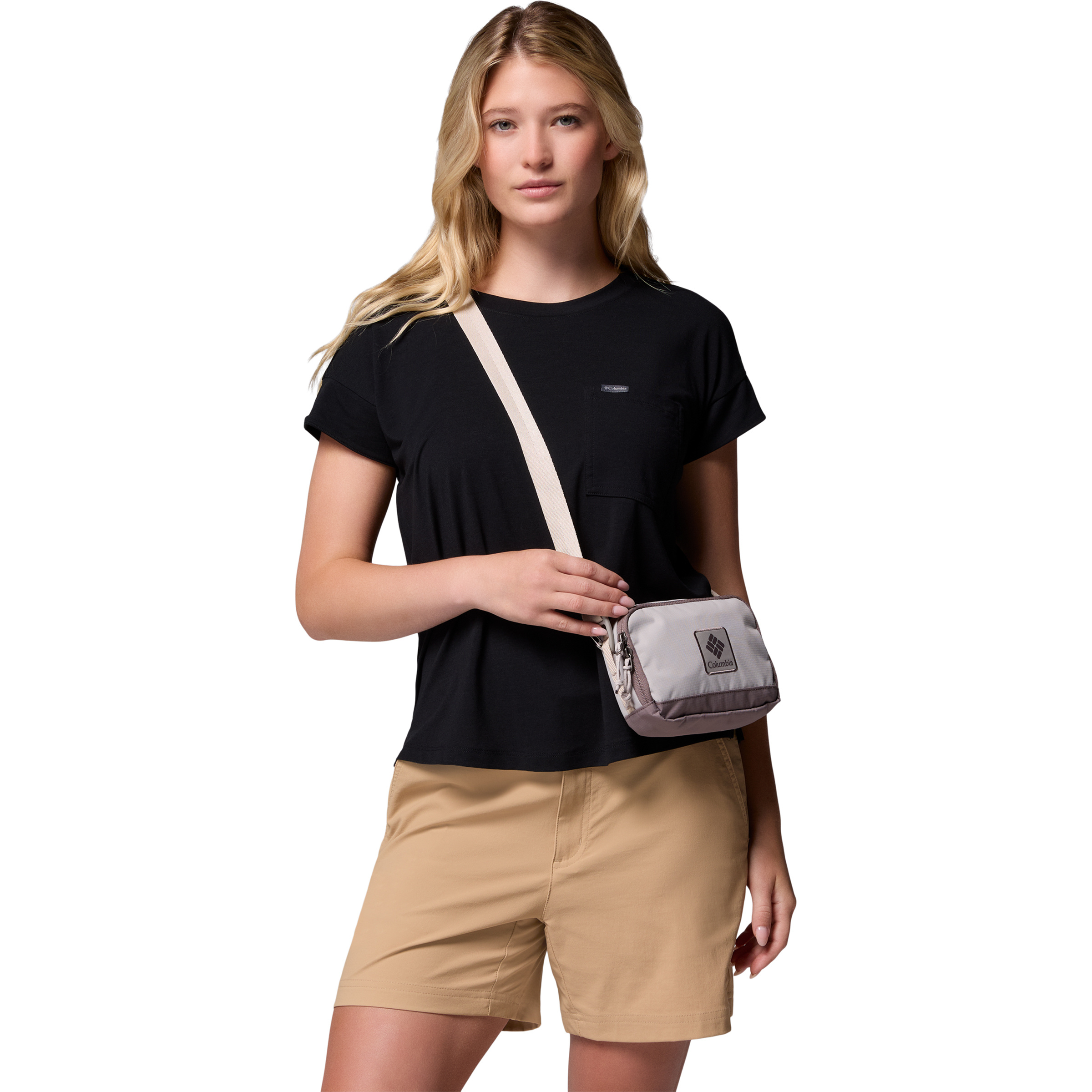 Columbia Trail Traveler Umhängetasche Umhängetaschen beige Größe 1L Lifestyle