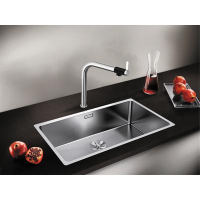 Küchenspüle BLANCO "ANDANO 700-IF", silber (edelstahl seidenglanz), B:74cm, Edelstahl, Küchenspülen