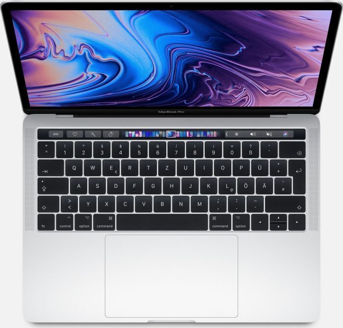 Apple MacBook Pro 2018   13.3"   Touch Bar   2.7 GHz   16 GB   512 GB SSD   argent   FR - Refurbished