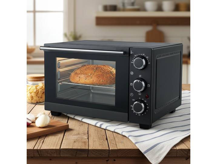 Mini Backofen 15 Liter, 1200W, schwarz