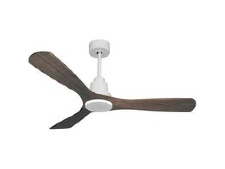 Ventilateur de plafond Réversible Thermostat Wifi Moteur à courant continu Toits en pente Télécomma 132x32x132 cm Blanc