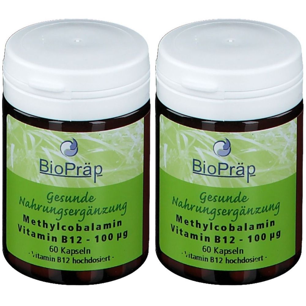 Methylcobalamin Vitamin B12 100 µg Kapseln 2x 2x60 St