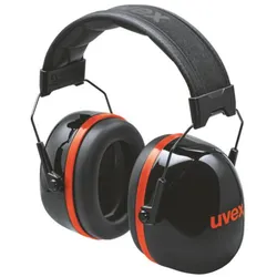 uvex K30 Kapselgehörschutz schwarz/ rot SNR 36 dB schwarz/rot L,M,S - 2630030 - schwarz/rot