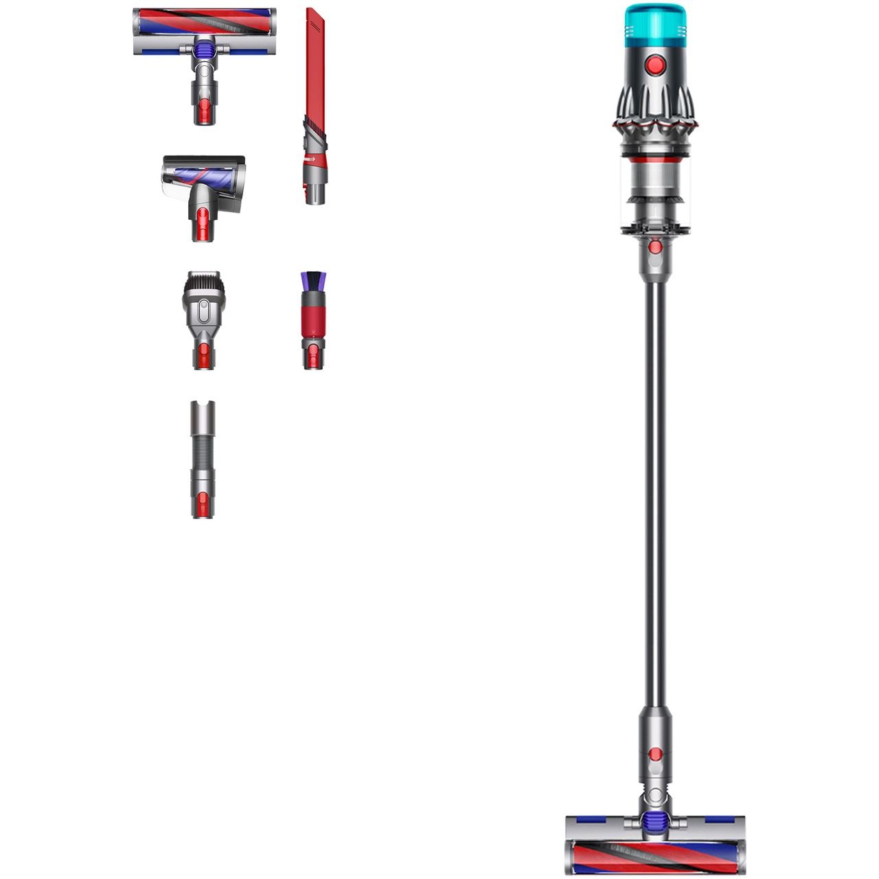 Dyson V12 Origin Grau/Nickel 545W