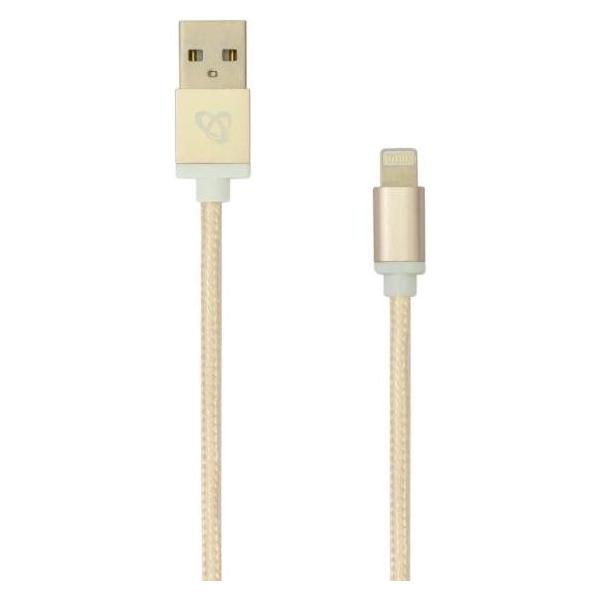 Sbox USB 2.0 8 Pin IPH7-G gold (1.50 m, USB 2.0) (IPH7-G)