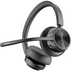 HP Poly Voyager 4320 + BT700 Dongle (Kabellos, USB-C, Microsoft Teams), Office Headset, Schwarz