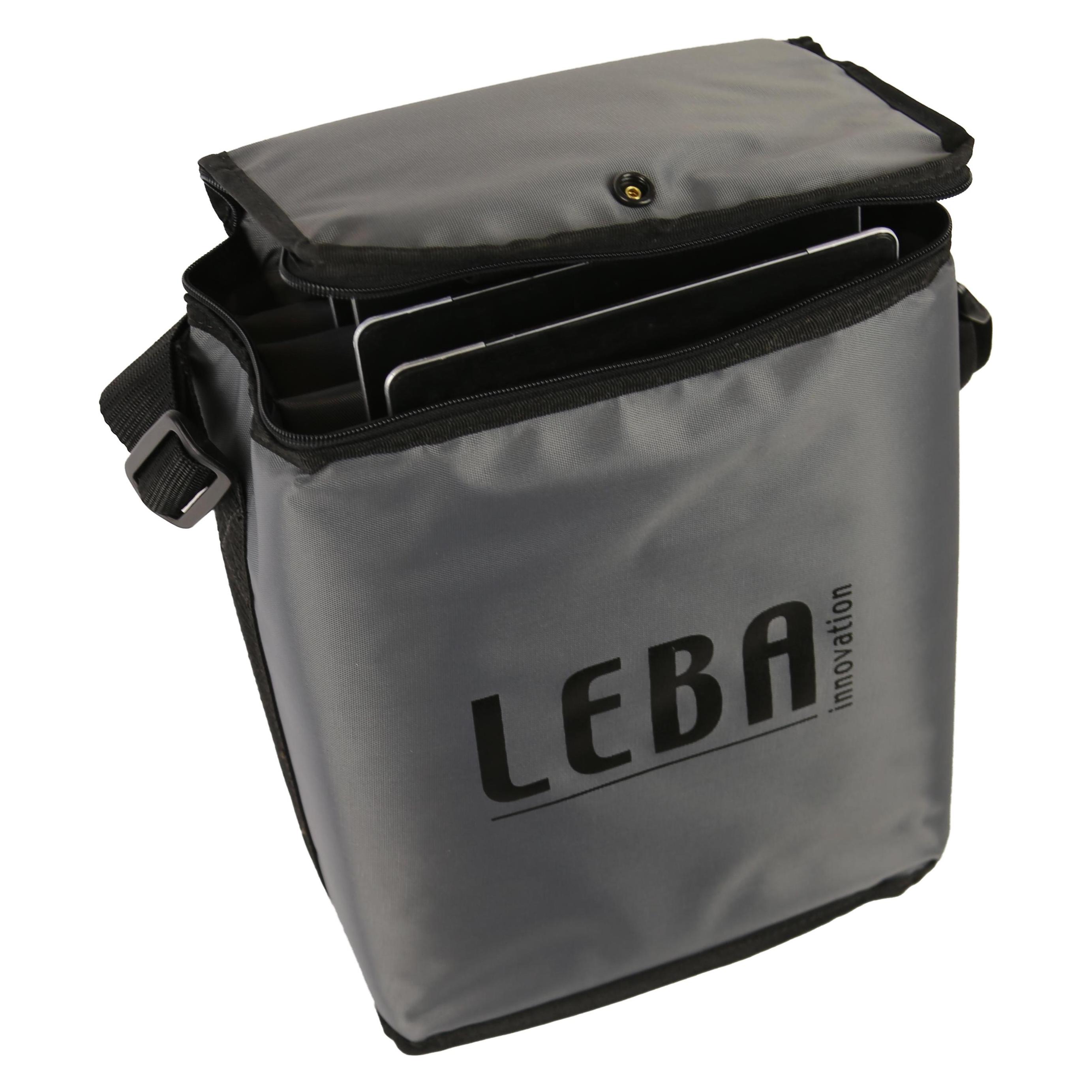 Leba NoteBag Grey 5 USB-C Schuko plug Up to 90 W per port (NB2-5T-GREY-UC-SC)