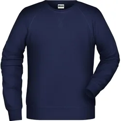 James & Nicholson Herren Raglan Sweater Sweatshirt 8022 navy XXL