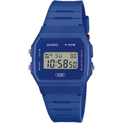 Chronograph, blau (blau, blau, grau, blau, grau), CASIO TIMELESS COLLECTION, Armbanduhren, Damen, blau, Chronograph, Quarzuhr, Armbanduhr, Damenuhr, Herrenuhr, Digitaluhr, Resinarmband