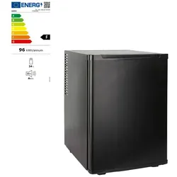 Minibar Simex Black Line schwarz 40 L Minikühlschrank, kaum Geräusche