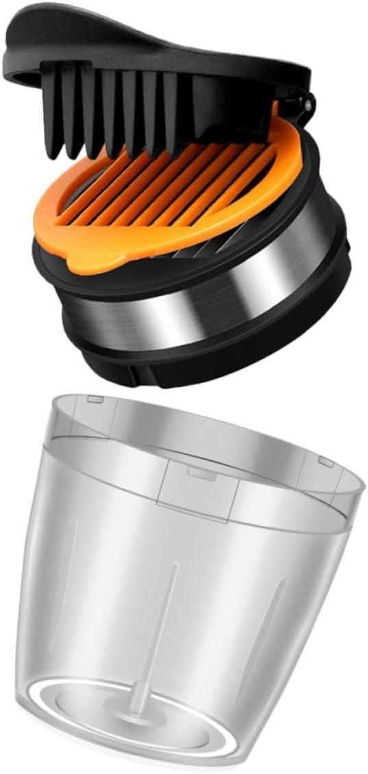 Zwarte plastic slicer