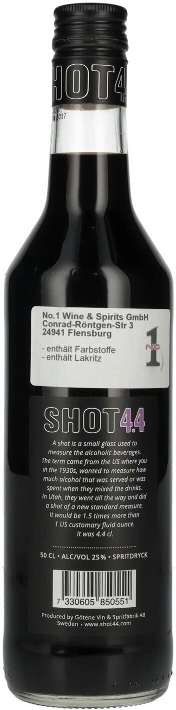 SHOT 4.4 Violet Liquorice 25% Vol. 0,5l