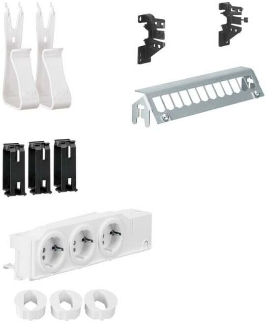 Hager Kit multimédia 12x panneau de brassage UM00M2 (UM00M2)