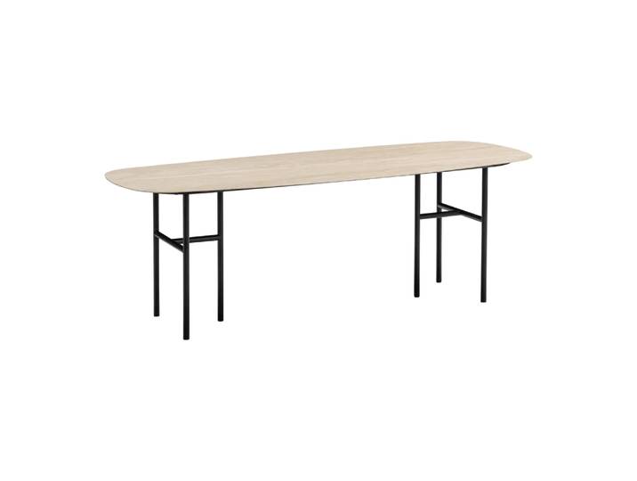 Esstisch Uznach, Atelier Pfister, beige, Keramik