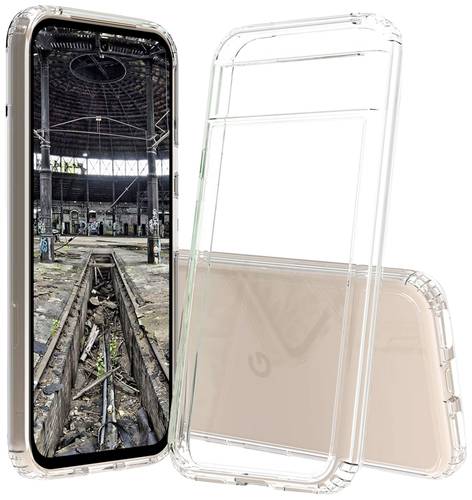 JT Berlin Pankow Clear Backcover Google Pixel 8a Transparent Stoßfest 11055