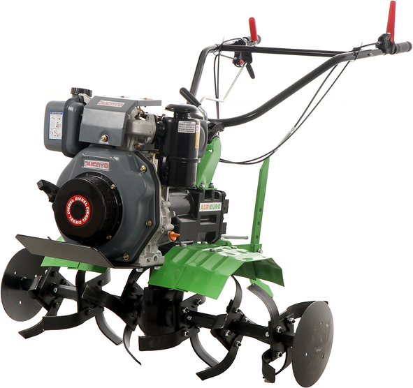 Diesel-Motorhacke AgriEuro Premium-Line AGRI 102 - 296 ccm Dieselmotor