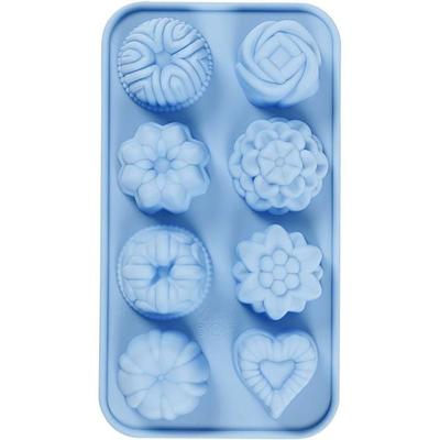 Creativ Company Silikonform kleine Kuchen, Lochgröße 40x45 mm, 25 ml