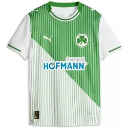 Puma, Jungen, Fussballtrikot, Greuther Fürth HOME Jersey Jr (128), Weiss, Grün