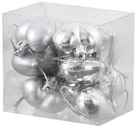 Inspire Essentials Romantic Heart Ball Ornament Hanging Valentine Decor Gift silver