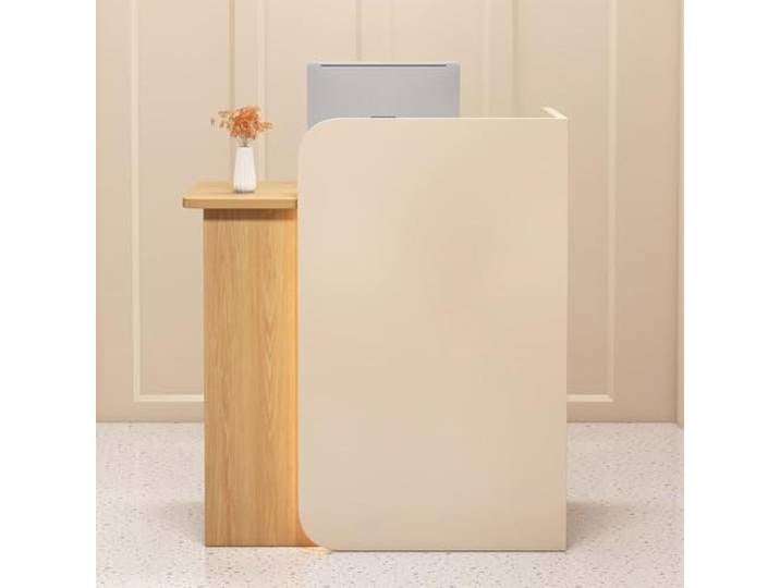 Nevthar Empfangstheke Empfangstresen,Rezeptionstheke,Verkaufstheke kompakt Moderner Kassentisch,80*45*95cm kompakt für Hausbar,Nagelstudio,Bar,für Firmenhallen,Praktisches Design