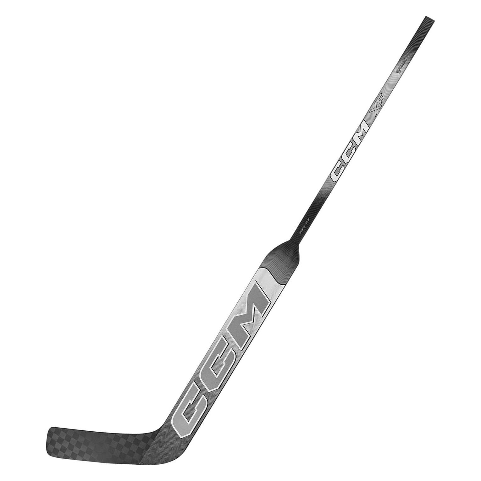 CCM HSGXFPC SR Torwartschläger Weiss/Eisgrau 27G Grip P4 L (5556344) (Links) (49644252)