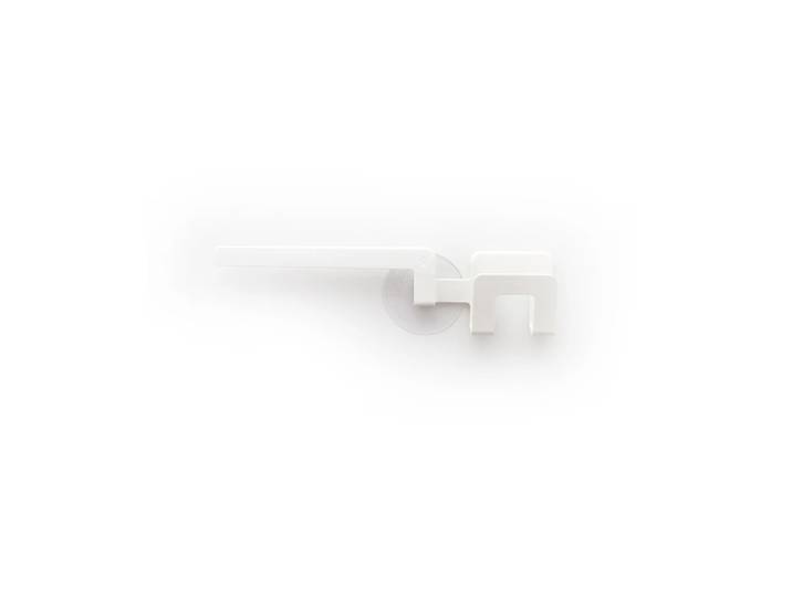 Bosign Support pour chiffon et éponge avec ventouse Blanc