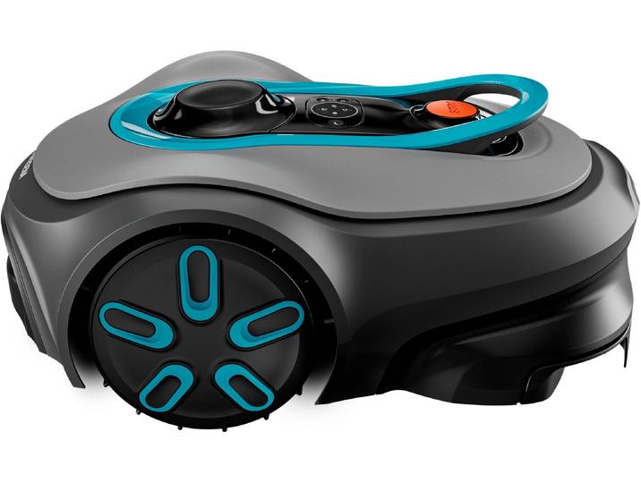 Rasenmähroboter GARDENA Smart Sileno Free 800 800 m² , grau (bunt), Rasenmähroboter, Rasenmähroboter