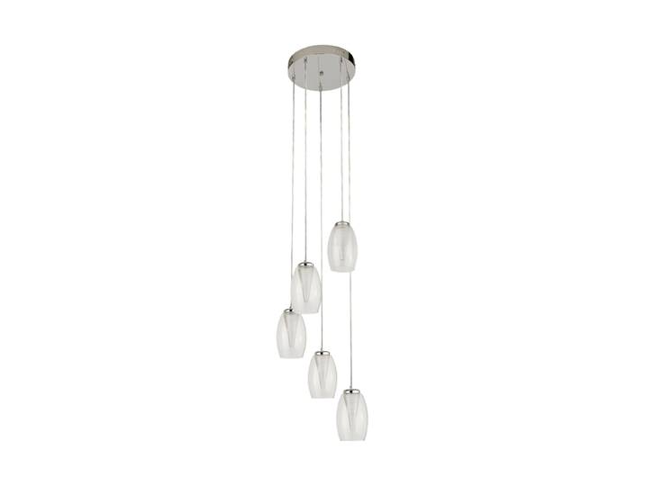 Multi-Drop Design LED Pendellampe Cyclone 5-Flammig Chrom Searchlight