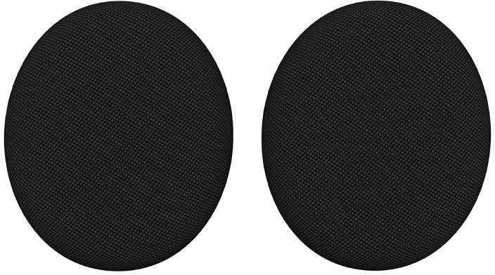 Jabra GN Jabra Coussinets d'oreille noirs pour Evolve3 75 Paire d'oreillettes noires de rechange pour Jabra Evolve3 75, idéales pour rétablir le confort et