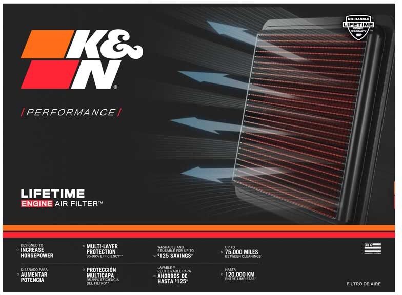 K&N Filters 33-2956 Luftfilter