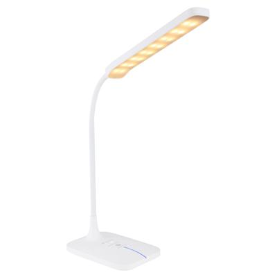 GLOBO LIGHTING Tischleuchte "URANO", weiß, 1, H: 69cm, 1 Stk., Leuchten, Tischleuchte Weiß, Opalglas, Touch dimmbar, Akku, Flexo, LED 4W, Tischleuchte