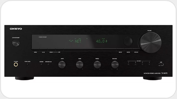 Onkyo TX-8470 *schwarz* Netzwerk Stereo-Receiver ON15568