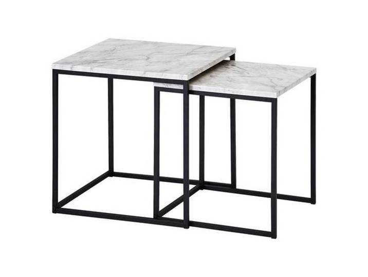 Satztisch WL5.983 , 2-er Set, Marmoroptik