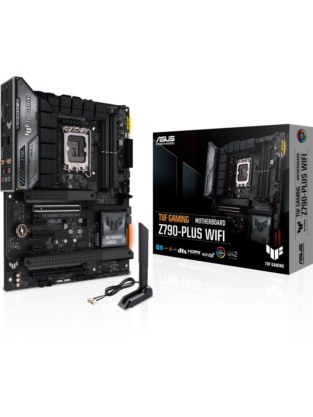 ASUS TUF GAMING Z790-PLUS WIFI (V2) Mainboard - Intel Z790 - Intel LGA1700 - DDR5 RAM - ATX