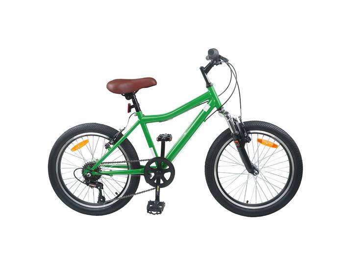 vidaXL Kinderfahrrad 20 Zoll 6-Geschwindigkeit für 6-11 Jahre alt Grün