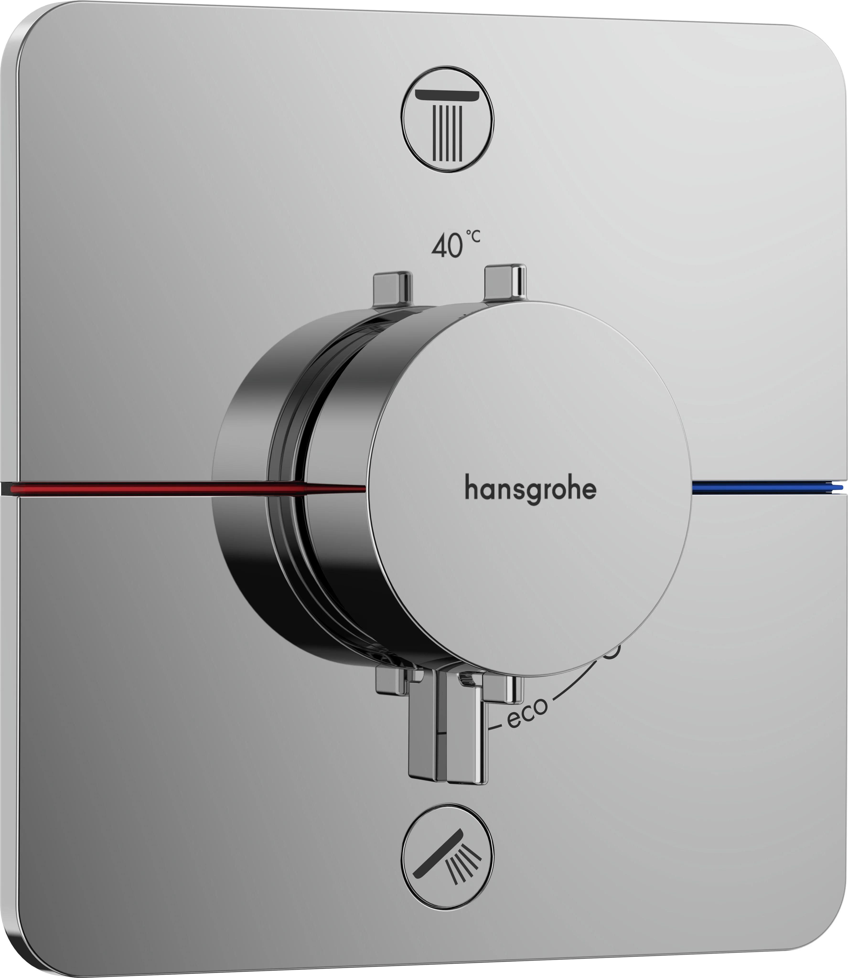 hansgrohe ShowerSelect Comfort Q Thermostat Unterputz für 2 Verbraucher