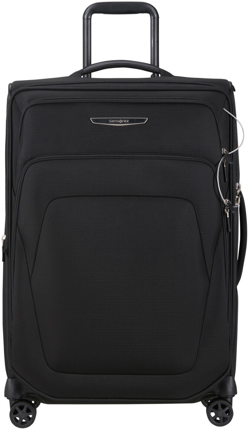Samsonite Spark SNG 2 67cm 4-Wheel Medium Expandable Suitcase - Black