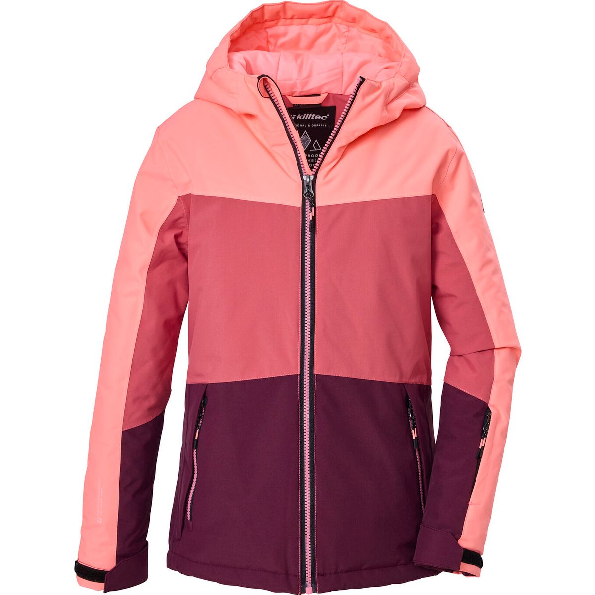 killtec KSW 198 Girls Ski Jacket hellpink (00444) 116 44796-000-00444-116