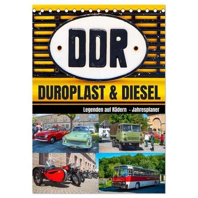 Duroplast und Diesel Legenden auf Rädern (Tischkalender 2027 DIN A5 hoch), CALVENDO Monatskalender