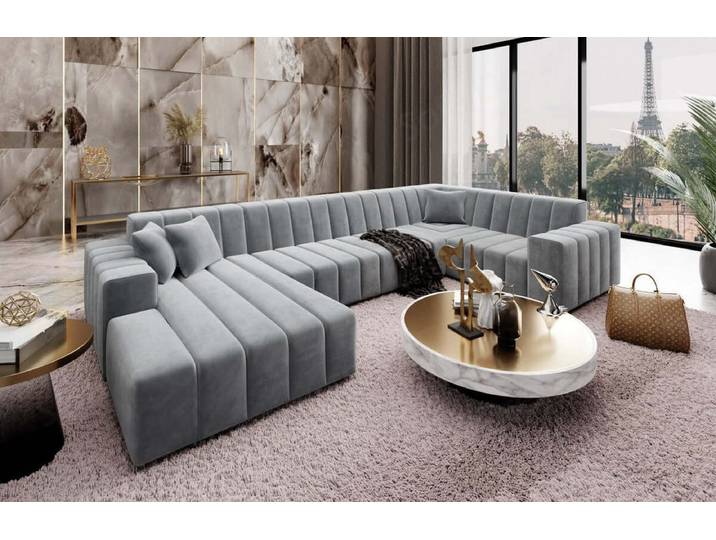 Stoff Wohnlandschaft Gran Canaria U-Form