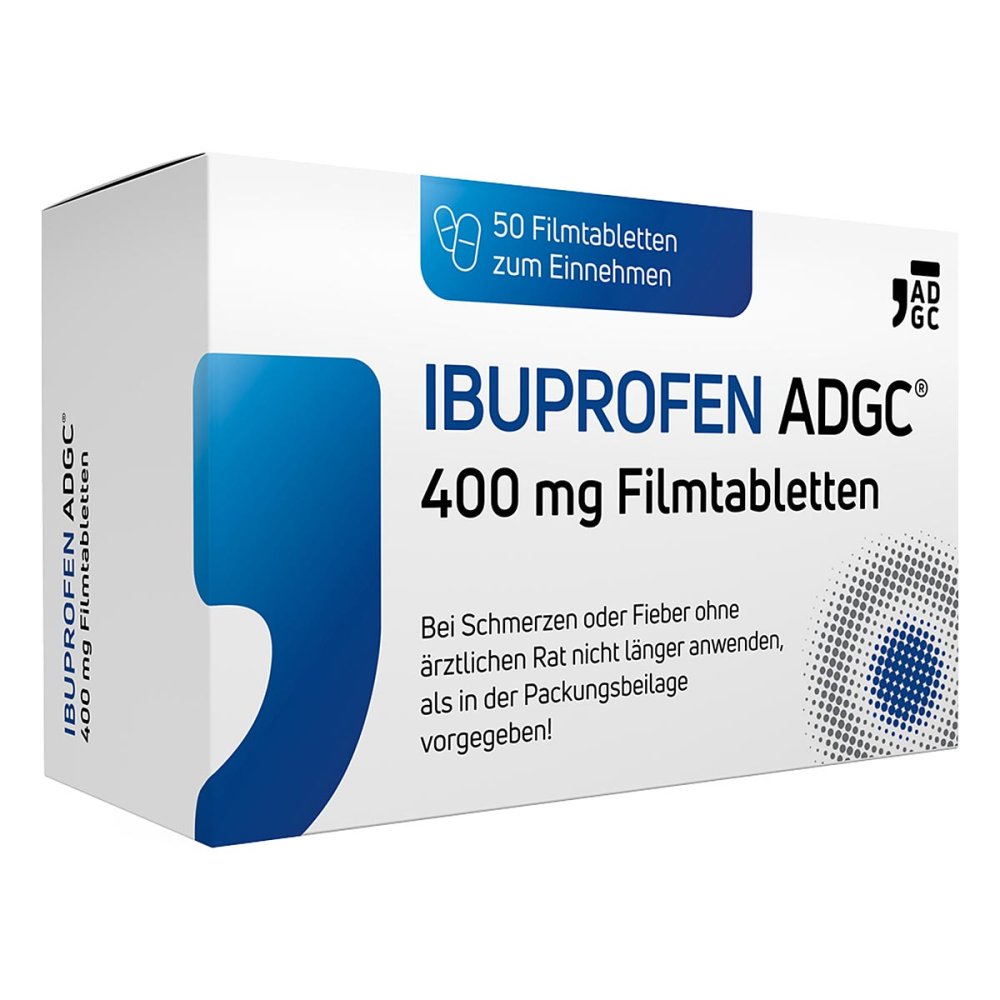 Zentiva Pharma GmbH Ibuprofen Adgc 400 Mg Filmtabletten 17445321
