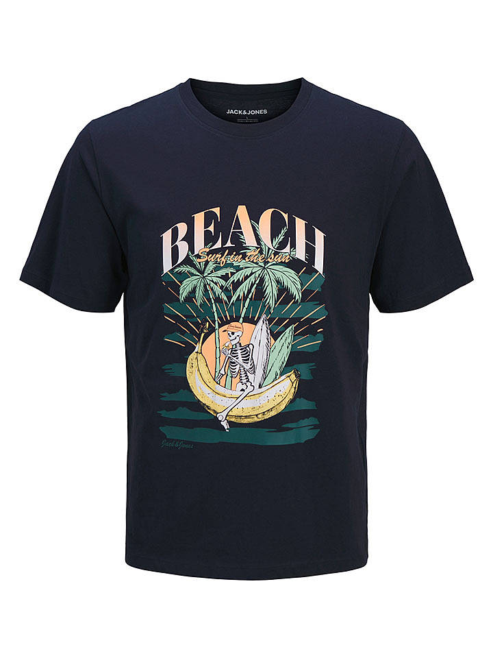 Jack & Jones Shirt "King" in Dunkelblau - L