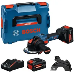 Bosch EXWX18V-15S Akku-Winkelschleifer X-LOCK Set - 06019M6101