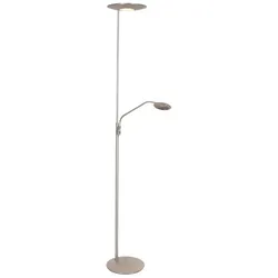 Steinhauer LED-Stehleuchte Zenith2 Metall Silber