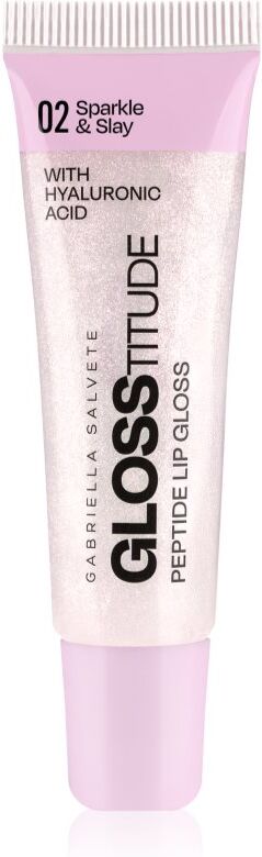 Gabriella Salvete Glosstitude Peptide Lip Gloss hydrating lip gloss shade 02 Sparkle & Slay 10 ml