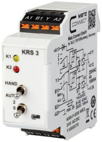 Metz Connect Schwellwertschalter 24, 24 V/AC, V/DC (max) 1 Wechsler 11066570 1St.