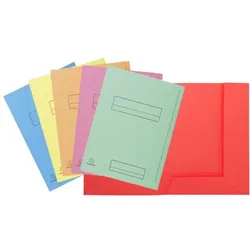 Exacompta, Mappe, Aktendeckel SUPER 250, DIN A4, farbig sortiert (A4, 50x)
