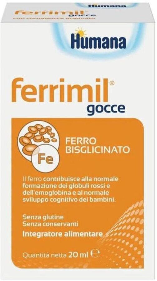 HUMANA ITALIA SpA Humana, Ferrimil Gocce, 20 ml